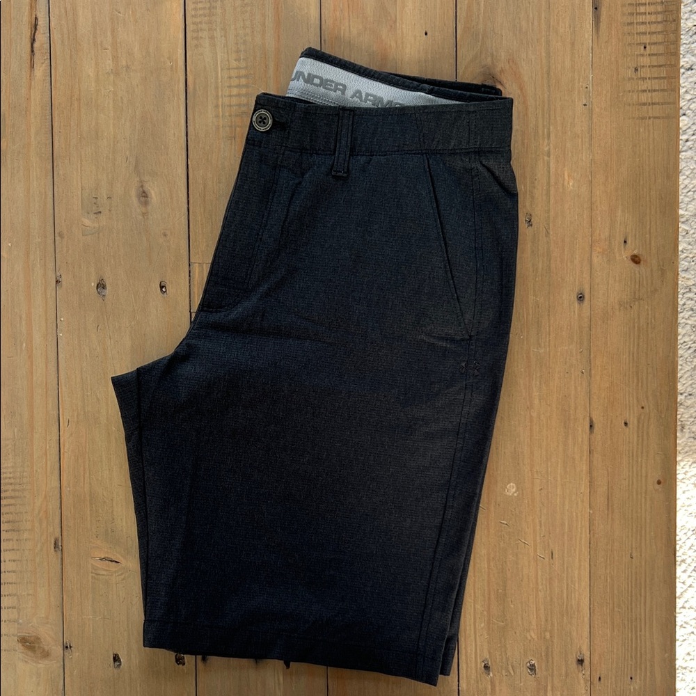 Under Armour Charcoal Gray Shorts, Size 34